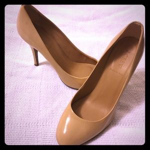J Crew beige pumps size 9